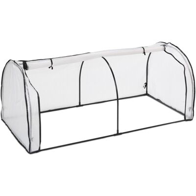 Relaxdays Frühbeet PE-Folie Weiß Aufrollbare Tür 80 cm x 100 cm x 200 cm Relaxdays Frühbeet PE-Folie Weiß Aufrollbare Tür 80 cm x 100 cm x 200 cm