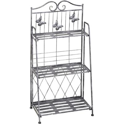 Outsunny Pflanzregal Gartenregal mit 3 Ebenen 44 x 25 x 96 cm Outsunny Pflanzregal Gartenregal mit 3 Ebenen 44 x 25 x 96 cm