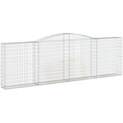 vidaXL Bogenförmige Gabionen - Gartendekor & Schalldämmung vidaXL Bogenförmige Gabionen - Gartendekor & Schalldämmung