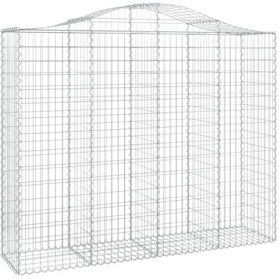 vidaXL Bogenförmiger Gabionenkorb - Garten Dekowand vidaXL Bogenförmiger Gabionenkorb - Garten Dekowand