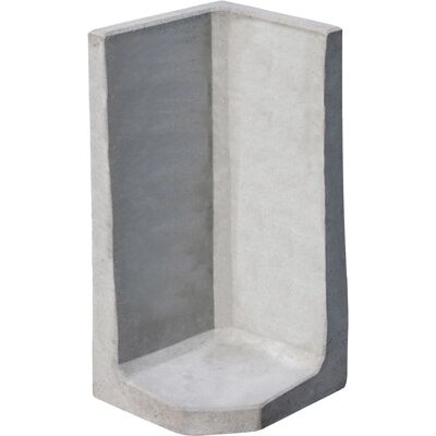Diephaus L-Stein Ecke unbewehrt Grau 100 x 50 x 50 x 7 cm Diephaus L-Stein Ecke unbewehrt Grau 100 x 50 x 50 x 7 cm