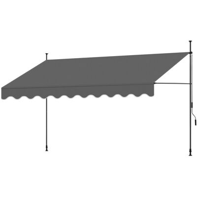 Tectake Klemmmarkise Mit Handkurbel Ohne Bohren Uv Beständig Höhenverstellbar 211 304 cm 400 x 180 cm 180 x 400 x 304 cm Schwarz Grau Tectake Klemmmarkise Mit Handkurbel Ohne Bohren Uv Beständig Höhenverstellbar 211 304 cm 400 x 180 cm 180 x 400 x 304 cm Schwarz Grau