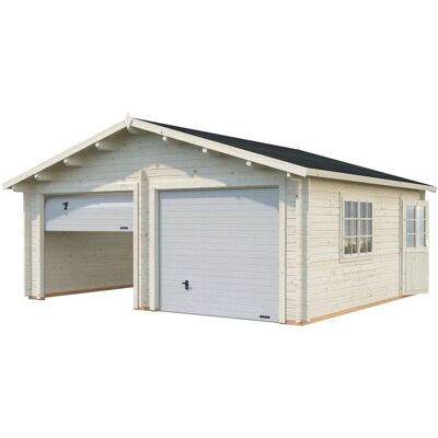 Palmako Holzgarage Roger 28,4 m² - Holzgarage mit Sektionaltor Palmako Holzgarage Roger 28,4 m² - Holzgarage mit Sektionaltor