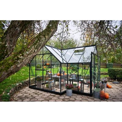 Halls Gartenraum 12,9 m² Schwarzes Gewächshaus Halls Gartenraum 12,9 m² Schwarzes Gewächshaus