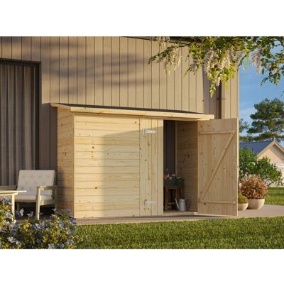 PALMAKO - Leif - 254x112 cm - 189 cm - Garden shed PALMAKO - Leif - 254x112 cm - 189 cm - Garden shed