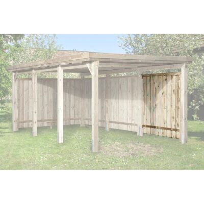 WEKA Gartenhaus-Seitenwand - 180x181cm - Beige - Gartenhaus-Seitenwände WEKA Gartenhaus-Seitenwand - 180x181cm - Beige - Gartenhaus-Seitenwände