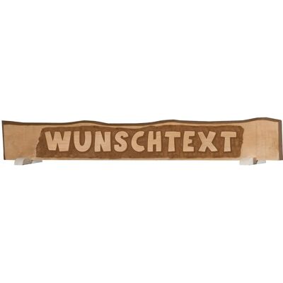 WEKA Massivholzschild mit individuellem Text bis zu 12 Buchstaben WEKA Massivholzschild mit individuellem Text bis zu 12 Buchstaben
