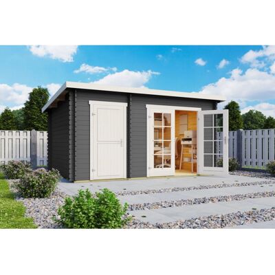 LASITA MAJA Belmont 1 Gartenhaus - Holz, Grau LASITA MAJA Belmont 1 Gartenhaus - Holz, Grau