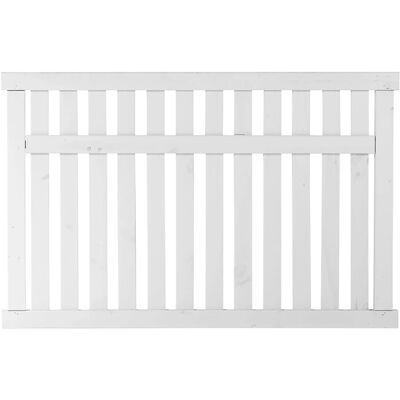 Trendyard Weißer Holz Gartenzäun 150x96cm - Gartenzaun Trendyard Weißer Holz Gartenzäun 150x96cm - Gartenzaun
