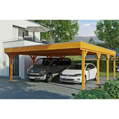 SKANHOLZ - Grunewald - Beige - 622x796 cm - Carport SKANHOLZ - Grunewald - Beige - 622x796 cm - Carport