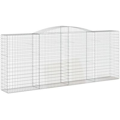 vidaXL Bogenförmige Gabionen - 5 Stück - Gartendeko vidaXL Bogenförmige Gabionen - 5 Stück - Gartendeko