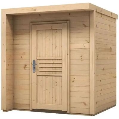 Alpholz Gartenhaus Bratek Flachdach Unbehandelt 204 cm x 202 cm Alpholz Gartenhaus Bratek Flachdach Unbehandelt 204 cm x 202 cm