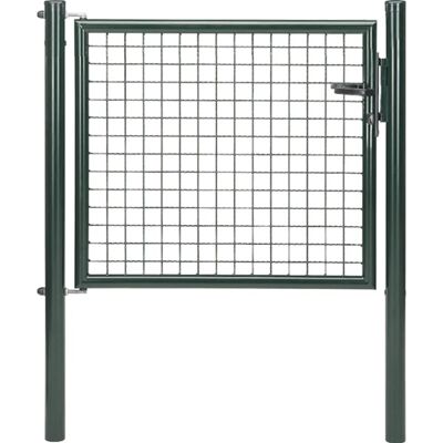 Albert's Zauneinzeltür - Stahl, 80-150cm, Anthrazit, Grau, Schwarz Albert's Zauneinzeltür - Stahl, 80-150cm, Anthrazit, Grau, Schwarz