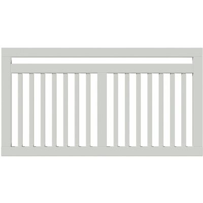 Plus Zaun Linea 150x80cm Weiß - Gartenzaun Plus Zaun Linea 150x80cm Weiß - Gartenzaun