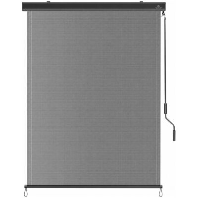KESSER Senkrechtmarkise mit Handkurbel Größe 160 x 250 cm Transparent Anthrazit KESSER Senkrechtmarkise mit Handkurbel Größe 160 x 250 cm Transparent Anthrazit
