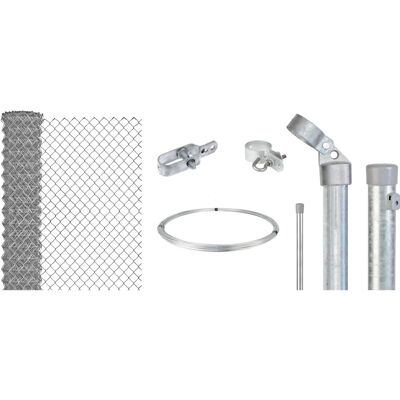 Alberts - Maschendrahtzaun Komplettset - 80-200 cm - Zaun-Set Alberts - Maschendrahtzaun Komplettset - 80-200 cm - Zaun-Set