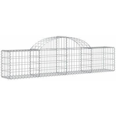 vidaXL Bogenförmige Gabionen 20 Stück - Silber - Gartenschutz vidaXL Bogenförmige Gabionen 20 Stück - Silber - Gartenschutz