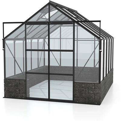 Vitavia Gewächshaus Cassandra 8300 Schwarz 8,3 m² Vitavia Gewächshaus Cassandra 8300 Schwarz 8,3 m²