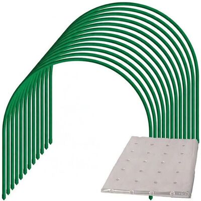 TTL GARDEN Pflanztunnel Arcos Classic 50 x 50 cm 12er Set mit PE Folie gelocht Frühbeet Tunnel Gewächshaus TTL GARDEN Pflanztunnel Arcos Classic 50 x 50 cm 12er Set mit PE Folie gelocht Frühbeet Tunnel Gewächshaus