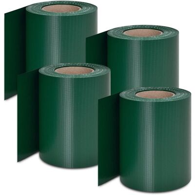 Juskys PVC Sichtschutzstreifen 4er Set Grün Juskys PVC Sichtschutzstreifen 4er Set Grün