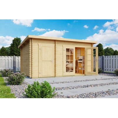 LASITA MAJA Belmont 1 Gartenhaus - Holz, Beige, 400x270 cm LASITA MAJA Belmont 1 Gartenhaus - Holz, Beige, 400x270 cm