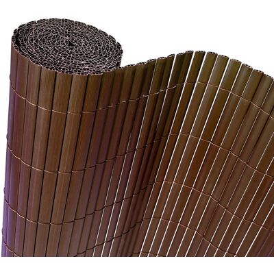 Floordirekt PVC Sichtschutzzaun UV-Beständig Verstärkt Gartenzaun 200 x 300 cm Braun Floordirekt PVC Sichtschutzzaun UV-Beständig Verstärkt Gartenzaun 200 x 300 cm Braun