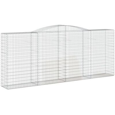 vidaXL Bogen-Gabionen 9 Stück Gartenmauer vidaXL Bogen-Gabionen 9 Stück Gartenmauer