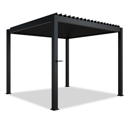 Juskys Pergola Lamellendach Tahiti 3 x 3 m Anthrazit Juskys Pergola Lamellendach Tahiti 3 x 3 m Anthrazit