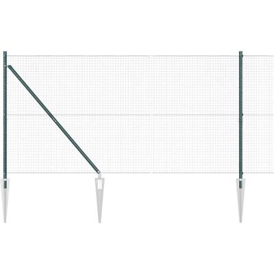 vidaXL Schweißdrahtzaun 1,4x10m Grün - Zaun vidaXL Schweißdrahtzaun 1,4x10m Grün - Zaun