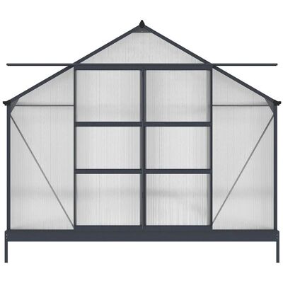 Vente-unique Selbsttragendes Gewächshaus Ixora Anthrazitgrau 303 cm Vente-unique Selbsttragendes Gewächshaus Ixora Anthrazitgrau 303 cm