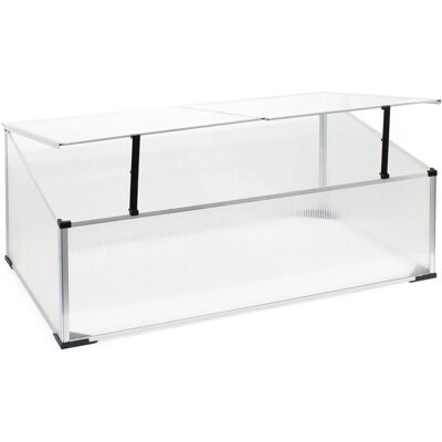 Wiltec Frühbeet Alu 100X60X40Cm Frühbeetkasten Gewächshaus Treibhaus Arretierbar Wiltec Frühbeet Alu 100X60X40Cm Frühbeetkasten Gewächshaus Treibhaus Arretierbar