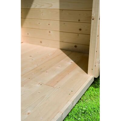Karibu Fußboden für Sockelmaß 340 cm x 230 cm Natur Karibu Fußboden für Sockelmaß 340 cm x 230 cm Natur