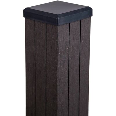 GroJa Fertigzaun Pfosten zum Einbetonieren inkl. Kappe Anthrazit 7 x 7 x 150 cm GroJa Fertigzaun Pfosten zum Einbetonieren inkl. Kappe Anthrazit 7 x 7 x 150 cm