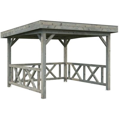 PALMAKO - Lenna Set 301 - Grau - 8,3 m2 - Pavillon PALMAKO - Lenna Set 301 - Grau - 8,3 m2 - Pavillon