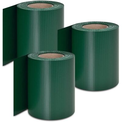 Juskys PVC Sichtschutzstreifen 3er Set Grün Juskys PVC Sichtschutzstreifen 3er Set Grün
