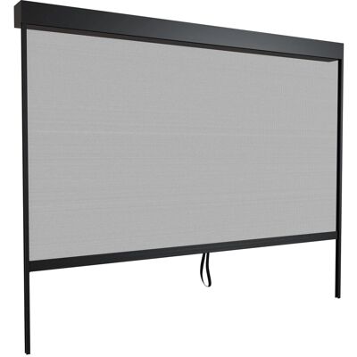 Juskys Seitenwand für Lamellendach Tahiti 3 x 2,4 m Anthrazit Juskys Seitenwand für Lamellendach Tahiti 3 x 2,4 m Anthrazit