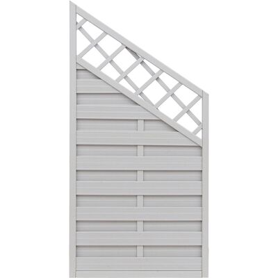 Andrewex Sichtschutzzaun-Element Country Grau,asiert 180 cm x 120/90 cm Andrewex Sichtschutzzaun-Element Country Grau,asiert 180 cm x 120/90 cm
