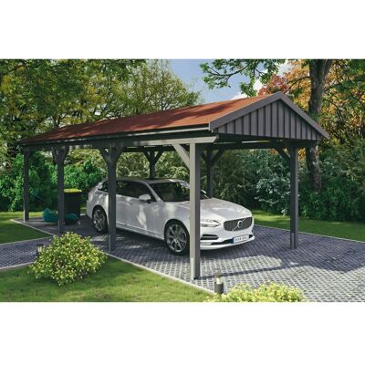 SKANHOLZ Fichtelberg 317x808 cm Satteldach Carport SKANHOLZ Fichtelberg 317x808 cm Satteldach Carport