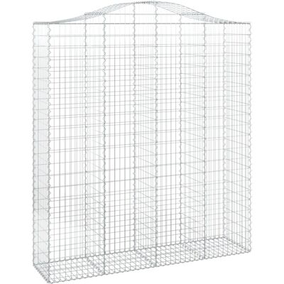 Vidaxl Verzinkte Eisen Hochbogen Gabionen 9 Stück Vidaxl Verzinkte Eisen Hochbogen Gabionen 9 Stück
