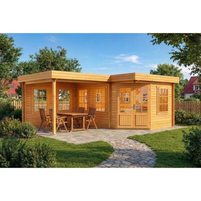 Alpholz Pepe 5-Eck Gartenhaus - Gartenhaus Alpholz Pepe 5-Eck Gartenhaus - Gartenhaus