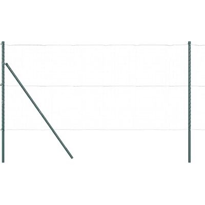 Grüne Ø32 mm 170 cm Galvanischer Stahlzaunpfosten - Zaunpfosten Grüne Ø32 mm 170 cm Galvanischer Stahlzaunpfosten - Zaunpfosten