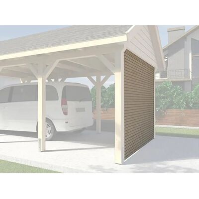 Weka Carport mit Rückwand - Natur - Carport & Garage Weka Carport mit Rückwand - Natur - Carport & Garage
