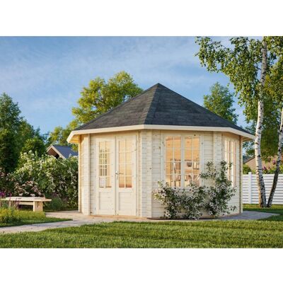 Palmako Hanna Pavillon - Achteckig, 14,1 m², Grau Palmako Hanna Pavillon - Achteckig, 14,1 m², Grau