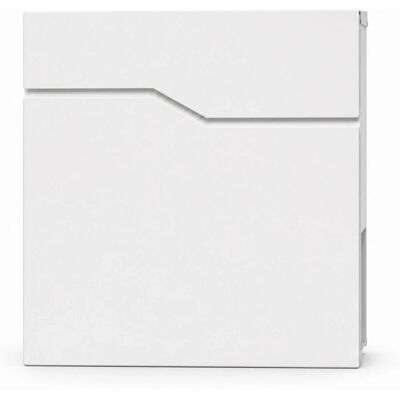 Floordirekt Briefkasten Claude Abschließbarer Wandbriefkasten mit Zeitungsfach Wetterfest Weiß Floordirekt Briefkasten Claude Abschließbarer Wandbriefkasten mit Zeitungsfach Wetterfest Weiß