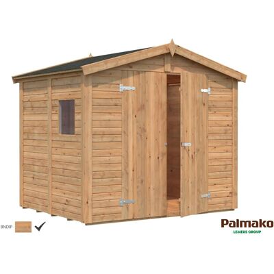 PALMAKO Elementhaus »Dan« - Holz, 4,5 m², Braun PALMAKO Elementhaus »Dan« - Holz, 4,5 m², Braun