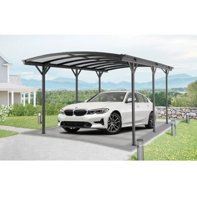 Floraworld Carport - Anthrazit & Grau - 293,5x370cm - Wetterfest Floraworld Carport - Anthrazit & Grau - 293,5x370cm - Wetterfest