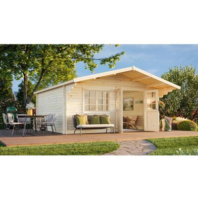 PALMAKO - Britta - dunkelgrau - 516x579 cm - Gartenhaus PALMAKO - Britta - dunkelgrau - 516x579 cm - Gartenhaus