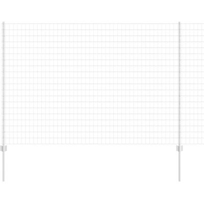 Vidaxl Gartenzäunensatz - Stahl, Grau, Leicht zu Montieren Vidaxl Gartenzäunensatz - Stahl, Grau, Leicht zu Montieren