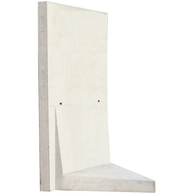 Diephaus L-Stein Ecke bewehrt Grau 90° 205 x 100 x 100 x 8 cm 2-teilig Diephaus L-Stein Ecke bewehrt Grau 90° 205 x 100 x 100 x 8 cm 2-teilig