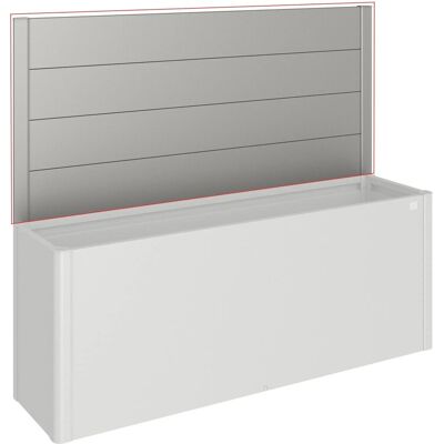 Biohort Sichtschutz für HochBeet 4 m x 1 m ohne Acrylglas Quarzgrau-Metallic Biohort Sichtschutz für HochBeet 4 m x 1 m ohne Acrylglas Quarzgrau-Metallic